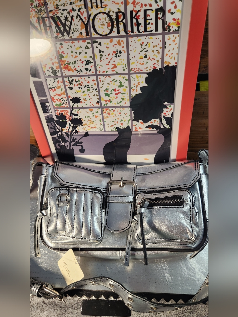 Cargo Pocket Silver Bag